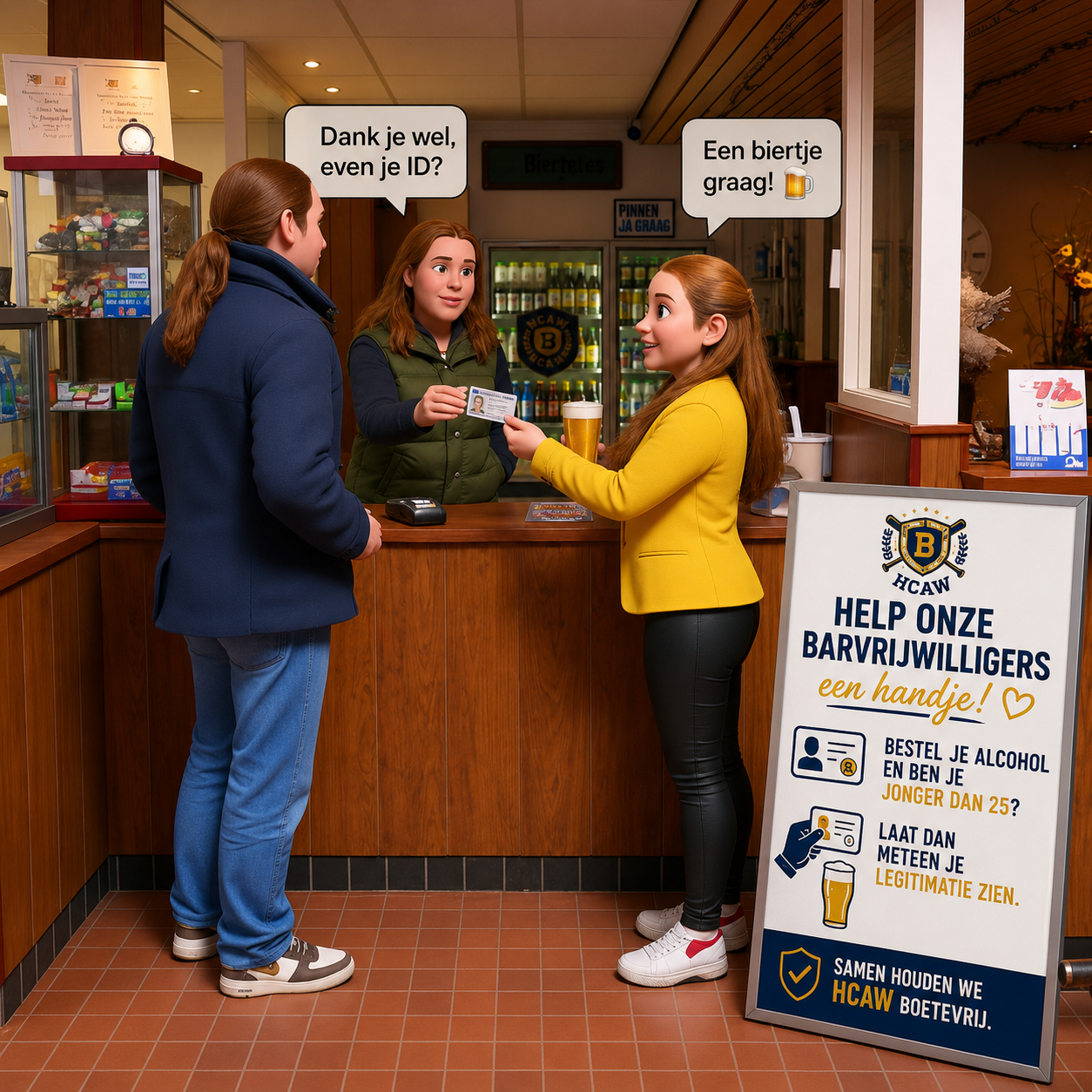 Help onze barvrijwilligers een handje!